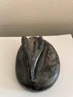 Zwarte Steen Amulet Vos Scarabee Beeld, Ophalen of Verzenden