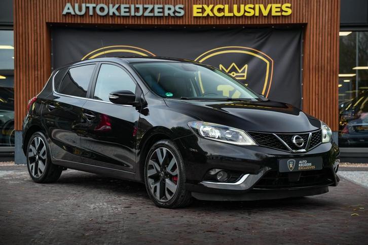 Nissan Pulsar 1.6 DIG-T GT 360 Camera 190PK! Leer Navigatie, Auto's, Nissan, Bedrijf, Te koop, Pulsar, 360° camera, ABS, Airbags