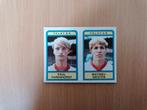Panini Voetbal 84 #406 Farenhorst en Niesten-Telstar., Ophalen of Verzenden, Zo goed als nieuw, Ajax, Poster, Plaatje of Sticker