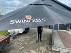 Grote horeca parasol 4x4m1, Ophalen of Verzenden, Zo goed als nieuw