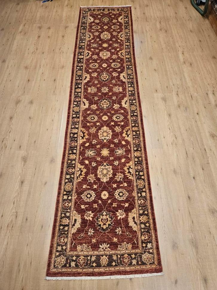 Handgeknoopt oosters tapijt loper ziegler 340x76, Huis en Inrichting, Stoffering | Tapijten en Kleden, Nieuw, 50 tot 100 cm, 200 cm of meer