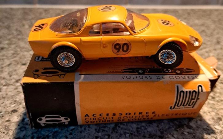 3 Oude slotcars, 2 Ferrari en 1 Matra dJet Jouef racebaan, Kinderen en Baby's, Speelgoed | Racebanen, Gebruikt, Onderdelen, Overige merken