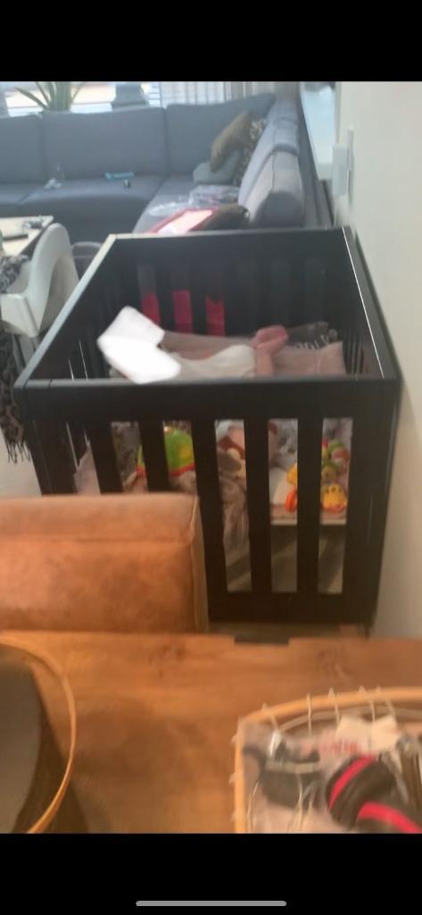 Kinder box zwart, Kinderen en Baby's, Boxen, Gebruikt, Vierkant, Ophalen