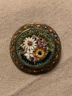 Vintage Micro Mozaïek Broche, Sieraden, Tassen en Uiterlijk, Broches, Ophalen, Overige materialen, Gebruikt, Overige kleuren
