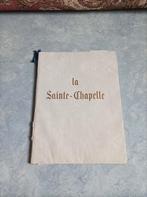 Litho van de Franse kerk La Sainte-Chapelle.met dia's, Antiek en Kunst, Ophalen of Verzenden