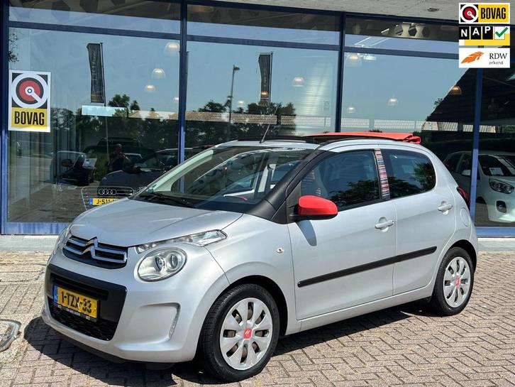 Citroen C1 1.0 e-VTi Airscape Cabrio Airco NAP NL-Auto Deale, Auto's, Citroën, Bedrijf, Te koop, C1, ABS, Airbags, Airconditioning