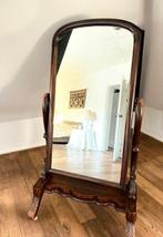 * UNIEKE, ANTIEKE STAANDE PASSPIEGEL Ca.1890 Edwardiaans, Antiek en Kunst, Ophalen, Rechthoekig, 100 tot 150 cm, 150 tot 200 cm