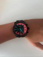 Diesel horloge met olieglas, Staal, Staal, Polshorloge, Zo goed als nieuw