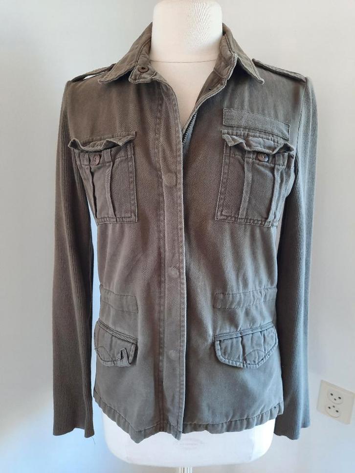 DEPT colbert jasje leger groen maat S - nieuw -, Kleding | Dames, Jasjes, Kostuums en Pakken, Nieuw, Maat 38/40 (M), Groen, Ophalen of Verzenden