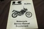 Kawasaki KLE500 1991 service manual supplement, Ophalen of Verzenden, Kawasaki
