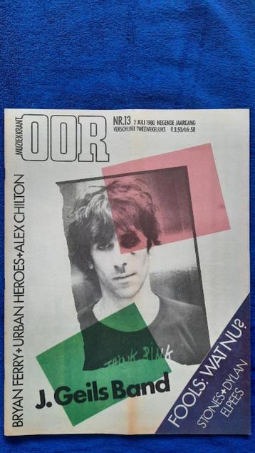 OOR 13-1980 J.Geilsband Brian Ferry Urban Heroes Alex Chilto beschikbaar voor biedingen