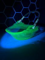 Glazen mandje / schaaltje met uranium, Antiek en Kunst, Antiek | Glas en Kristal, Ophalen of Verzenden