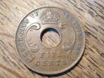 Oost-Afrika 5 Cents 1942, WW2 #284, Verzenden, Overige landen, Losse munt
