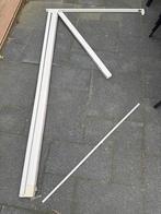 Luxaflex plissehordeur, Huis en Inrichting, Stoffering | Gordijnen en Lamellen, Ophalen, Gebruikt, 100 tot 150 cm, Wit