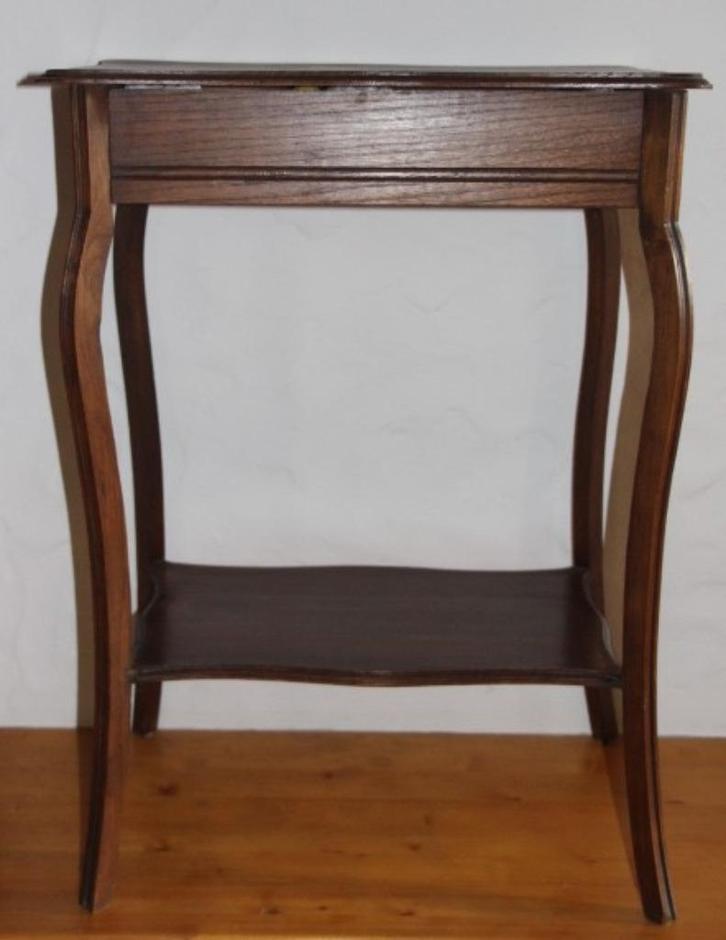 Tafel met lade en plateau, Huis en Inrichting, Tafels | Sidetables, Zo goed als nieuw, 25 tot 50 cm, 50 tot 100 cm, Rechthoekig