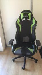 Gamestoel van Akracing zwart groen, Huis en Inrichting, Ophalen, Gebruikt, Zwart