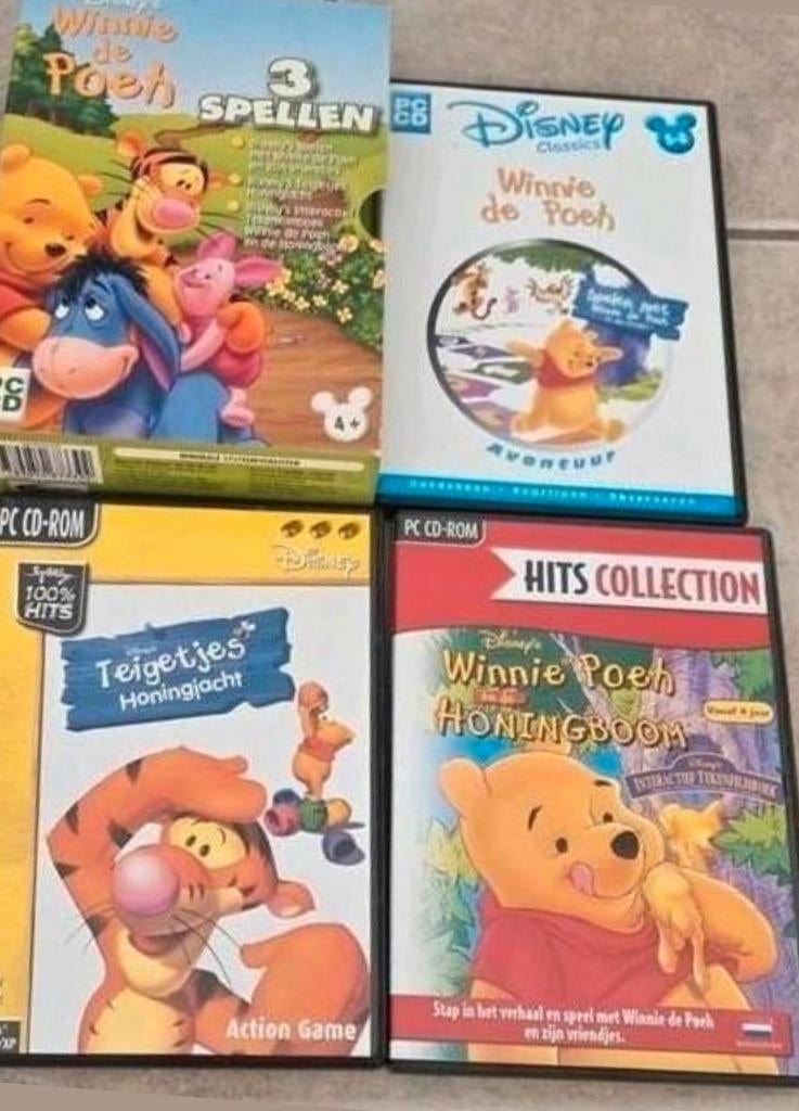 Winnie de Poeh PC Games - Collectie, Spelcomputers en Games, Games | Pc, Puzzel en Educatief, Gebruikt, 1 speler, Ophalen of Verzenden