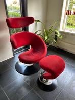 ronde designer stoelen stokke hockers peel, Huis en Inrichting, Fauteuils, 75 tot 100 cm, Modern, Gebruikt, Stof