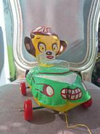Opblaasbaar vintage zeldzaam autootje op wielen. 1950-1960?, Antiek en Kunst, Verzenden