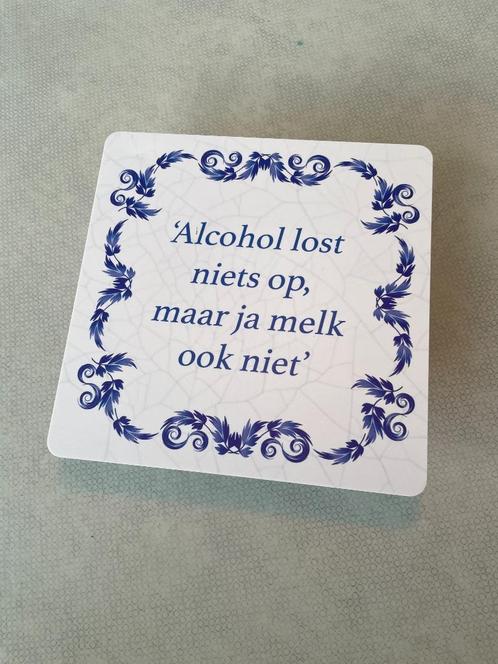 Tegeltjes 20x20cm diverse spreuken, Huis en Inrichting, Woonaccessoires | Tekstborden en Spreuken, Nieuw, Verzenden