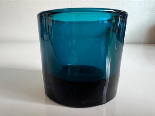 Iittala KIVI Marimekko Waxinelichthouder~Turquoise Turkooisi, Huis en Inrichting, Woonaccessoires | Kandelaars en Kaarsen, Zo goed als nieuw