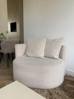 NOUS Living loveseat/fauteuil ‘Joy’ - Bouclé off white, Ophalen, Tweepersoons, 75 tot 100 cm, Zo goed als nieuw