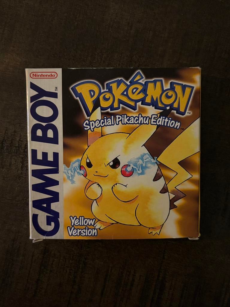 Pokemon Yellow Gameboy in doos, 1 speler, Zo goed als nieuw, Vanaf 3 jaar, Ophalen