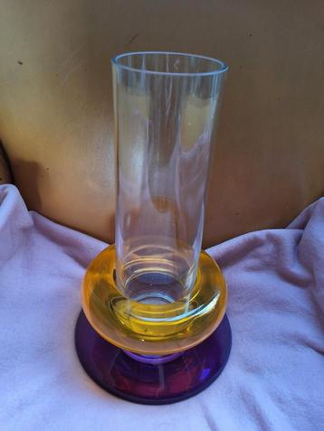 Glazen Vaas vintage design 3 delen izgs 30cm hoog beschikbaar voor biedingen