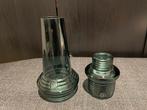 Zusss Vaasje & Kandelaar - Groen - Nieuw, Nieuw, Ophalen of Verzenden, Glas, Minder dan 50 cm