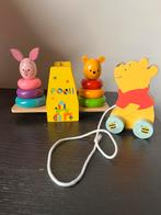 Superleuk houten winnie de poeh the pooh speelgoed voor kids, Ophalen of Verzenden, Winnie de Poeh of vrienden, Zo goed als nieuw
