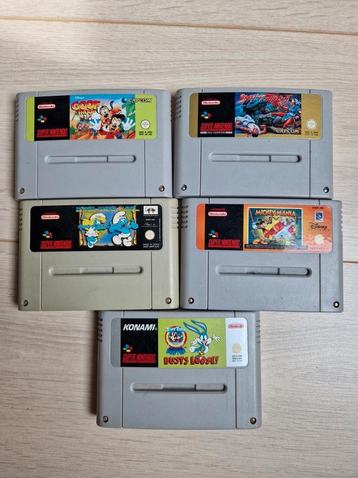 snes tiny toon adventures toons buster busts loose konami, Spelcomputers en Games, Games | Nintendo Super NES, Zo goed als nieuw