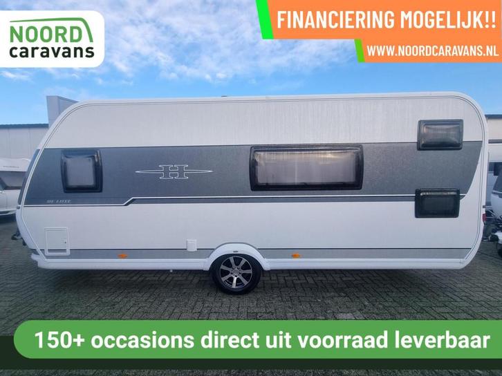 Hobby 540 KMFE DE LUXE DAK AIRCO + STAPELBED + FRANSBED, Caravans en Kamperen, Caravans, Bedrijf, tot en met 6, 1250 - 1500 kg