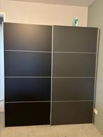 Kledingkast met schuifdeuren en indeling, Huis en Inrichting, Kasten | Kledingkasten, Ophalen, Gebruikt, 200 cm of meer, 150 tot 200 cm