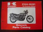 KAWASAKI Z1100 B 1981 parts catalogue GPz 1100, Motoren, Handleidingen en Instructieboekjes, Ophalen of Verzenden, Kawasaki