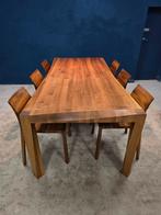 Artisan Torsio eettafel + Artisan stoelen 6x, Ophalen of Verzenden, Zo goed als nieuw