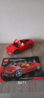 Lego 8671.           Racers Ferrari 430 Spider, Ophalen of Verzenden, Zo goed als nieuw, Complete set, Lego