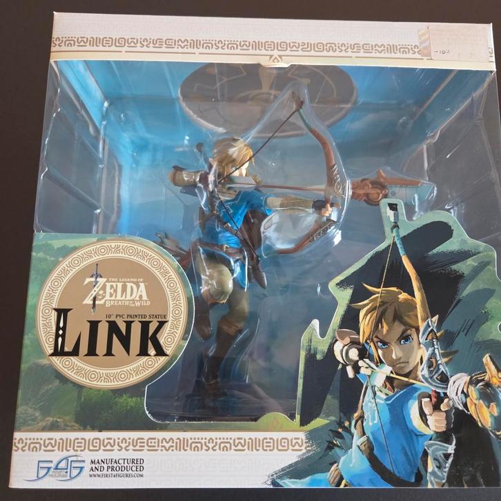 Link Breath of the Wild Beeld, Verzamelen, Poppetjes en Figuurtjes, Gebruikt, Ophalen of Verzenden