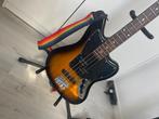 Squier (by Fender) Shortscale Jaguar Bass, Ophalen of Verzenden, Zo goed als nieuw, Elektrisch