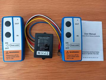Nwe draadloze lier afstandsbediening (2x) 12v en 24v  beschikbaar voor biedingen