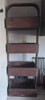 Donker bruine houten organizer Belfast, Riviera Maison, L, Ophalen, Gebruikt