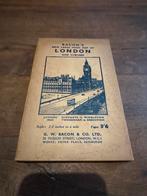 Vintage Landkaart Londen 1953, Boeken, Atlassen en Landkaarten, Gelezen, Verenigd Koninkrijk, Ophalen of Verzenden, Landkaart