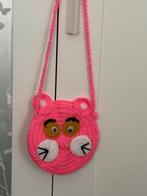 gebreide Pink Panther tas, Sieraden, Tassen en Uiterlijk, Tassen | Damestassen, Ophalen, Zo goed als nieuw, Roze, Handtas