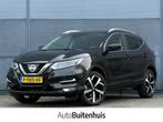 Nissan Qashqai 1.2 Tekna|AUTOMAAT|TREKHAAK|PANO|STOELVERWARM, Gebruikt, 4 cilinders, Met garantie (alle), Zwart