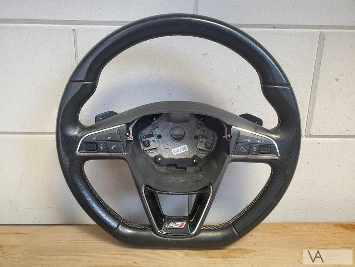 Seat Leon cupra 5f 2012 - 2019 stuur met flippers en knoppen, Auto-onderdelen, Interieur en Bekleding, Seat, Gebruikt, Ophalen of Verzenden
