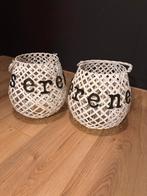 Windlichten, Huis en Inrichting, Woonaccessoires | Kandelaars en Kaarsen, Ophalen, Zo goed als nieuw, Overige materialen, Minder dan 25 cm