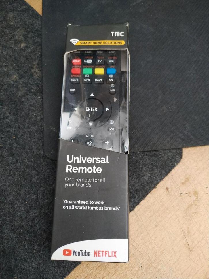 TMC Smart Universele TV afstandsbediening, Audio, Tv en Foto, Afstandsbedieningen, Nieuw, Universeel, Tv, Ophalen of Verzenden