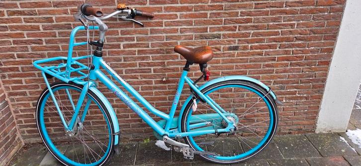Blauwe damesfiets, Fietsen en Brommers, Fietsen | Dames | Sportfietsen en Toerfietsen, Zo goed als nieuw, Gazelle, Minder dan 10 versnellingen