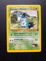 Giovanni’s Nidoran - Gym Challenge - 75/132 - Pokemon kaart, Hobby en Vrije tijd, Verzamelkaartspellen | Pokémon, Ophalen of Verzenden
