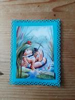 Stans kaart opleg met 3d plaatje kikker, Hobby en Vrije tijd, Kaarten | Zelf maken, Ophalen of Verzenden, Nieuw, Overige thema's