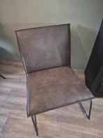 Donkerbruine leatherlook Fauteuil Cooper, Ophalen, Zo goed als nieuw, Bruin, Eén